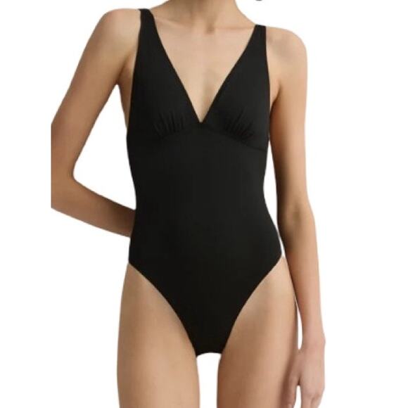 Bondi Born Juliet one piece swimsuit bathing suit black size Large L - Picture 1 of 5